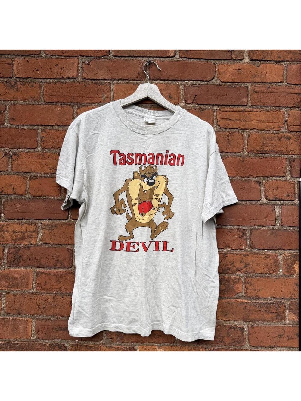 vintage Tasmanian devil looney tunes t shirt 90s L